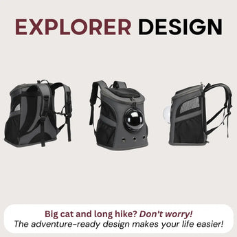 Breathable Astronaut Cat Backpack - Gentle Paws