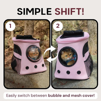 Breathable Astronaut Cat Backpack - Gentle Paws