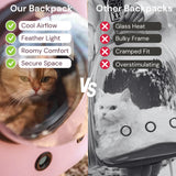 Breathable Astronaut Cat Backpack - Gentle Paws