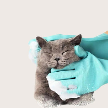 Gentle Cat Grooming Gloves - Gentle Paws