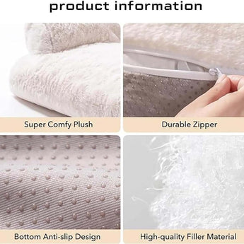 Premium Plush Cat Sofa - Gentle Paws