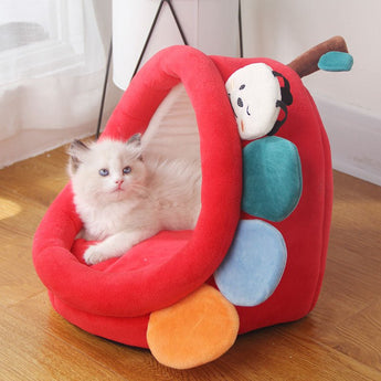 Luxury Cat Villa Bed - Gentle Paws