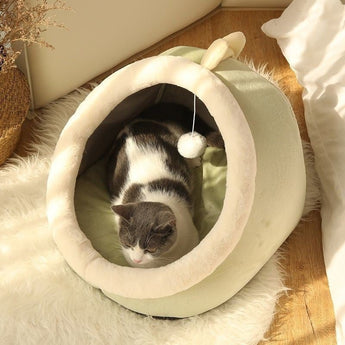 Luxury Cat Villa Bed - Gentle Paws