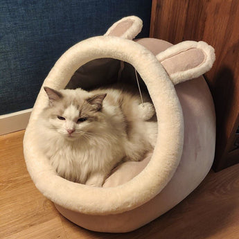 Luxury Cat Villa Bed - Gentle Paws