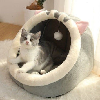 Luxury Cat Villa Bed - Gentle Paws
