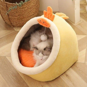 Luxury Cat Villa Bed - Gentle Paws