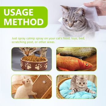 Soothing Natural Catnip Spray - Gentle Paws