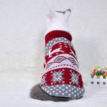 Holiday Cat Sweater - Gentle Paws