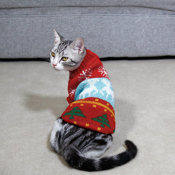 Holiday Cat Sweater - Gentle Paws
