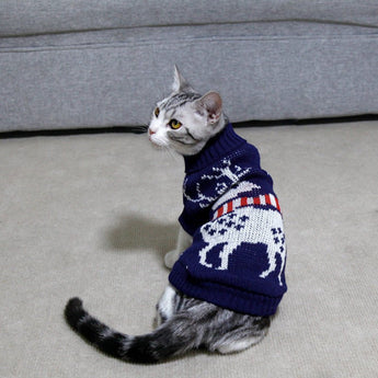 Holiday Cat Sweater - Gentle Paws