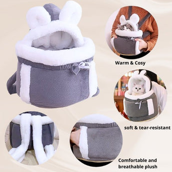 Front-Facing Cat Carrier - Gentle Paws