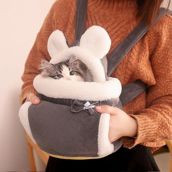 Front-Facing Cat Carrier - Gentle Paws