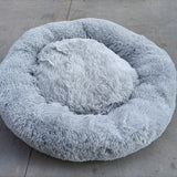 Fluffy Donut Cat Bed - Gentle Paws