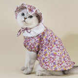 Elegant Pet Floral Dress - Gentle Paws