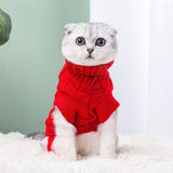 Vintage Knitted Cat Sweater - Gentle Paws