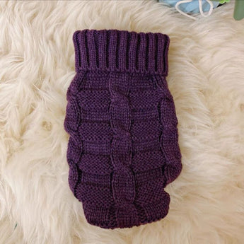 Vintage Knitted Cat Sweater - Gentle Paws