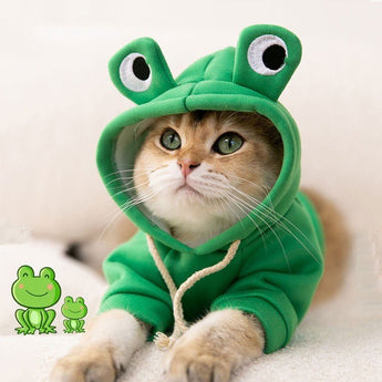 Frog Cat Hoodie - Gentle Paws