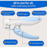 LED Nail Clipper for Cats - Gentle Paws