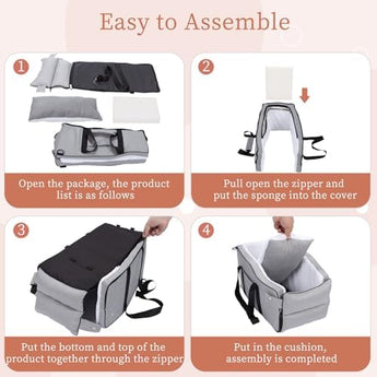 Compact Cat Travel Car Seat - Gentle Paws