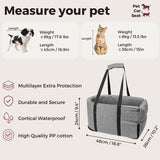 Compact Cat Travel Car Seat - Gentle Paws