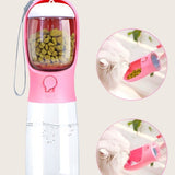 Dual-Chamber Cat Travel Bottle - Gentle Paws