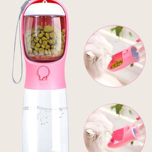 Dual-Chamber Cat Travel Bottle - Gentle Paws