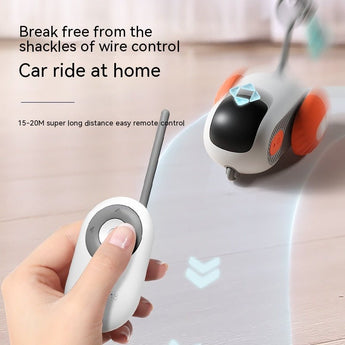 Remote-Controlled Cat Toy Car - Gentle Paws