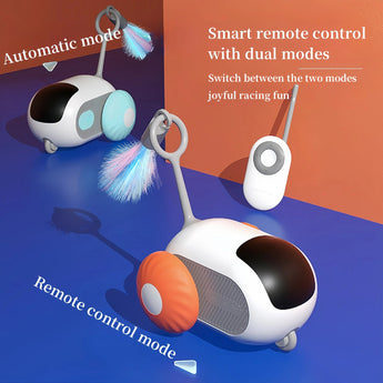 Remote-Controlled Cat Toy Car - Gentle Paws