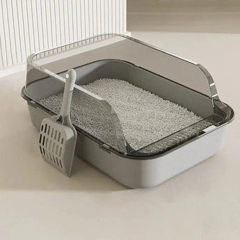 High-Sided Cat Litter Box - Gentle Paws