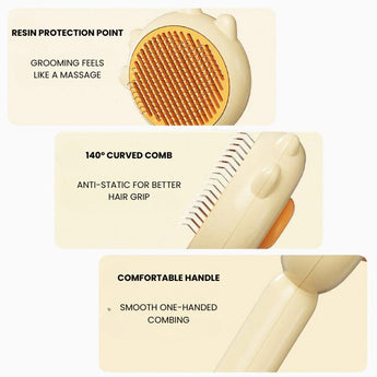 Self-Cleaning Cat Comb - Gentle Paws