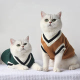 Soft Fleece Cat V-Neck Pullover - Gentle Paws