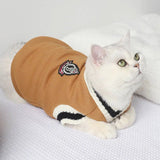 Soft Fleece Cat V-Neck Pullover - Gentle Paws