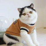 Soft Fleece Cat V-Neck Pullover - Gentle Paws