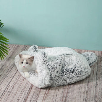 Half-Closed Cat Nest - Gentle Paws