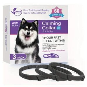 3x Pheromone Dog Calming Collars