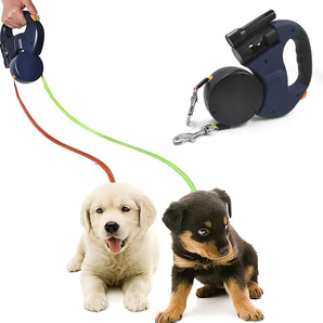 Dual Retractable Dog Leash