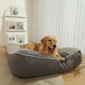 Spine-Support Dog Scratch-Resistant Bed