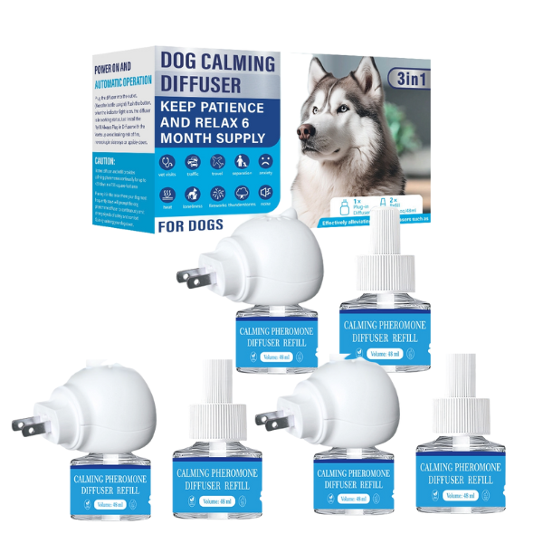 3 x Dogs Calming Diffuser Kit