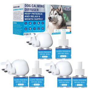 3 x Dogs Calming Diffuser Kit [UK plug]