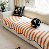 Anti-Scratch Non-Slip Leather Plush Sofa Cover - Gentle Paws
