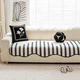 Anti-Scratch Non-Slip Leather Plush Sofa Cover - Gentle Paws