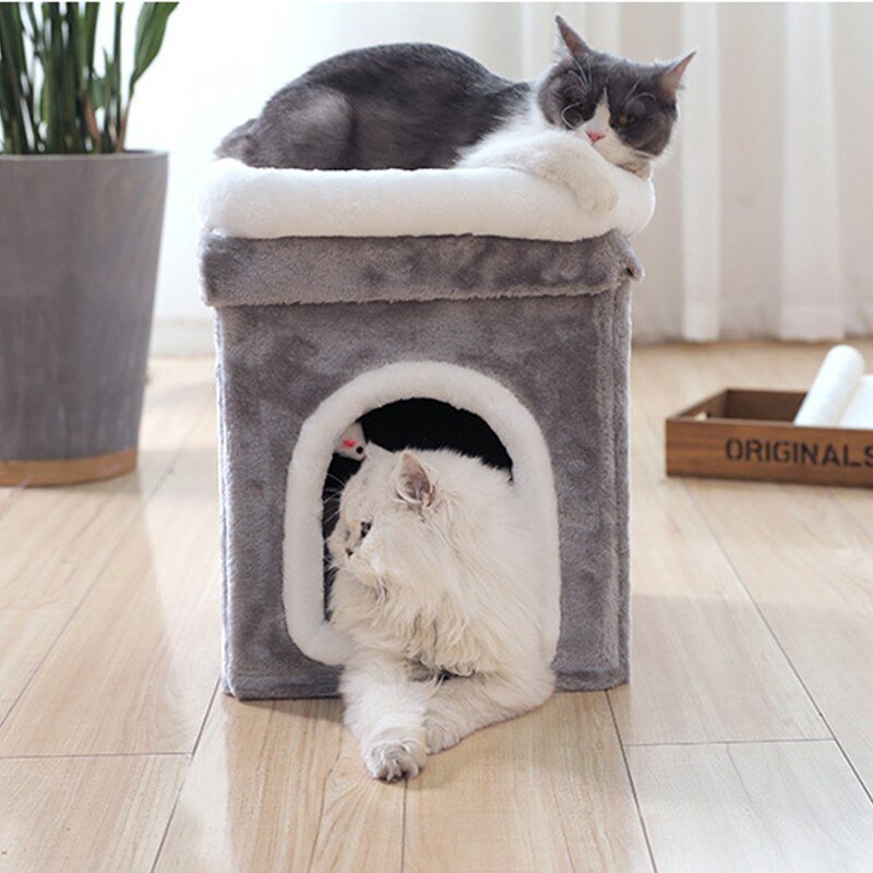 Gentle Paws™ 2-Level Cat House