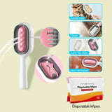 3 In-1 Cat Grooming Brush - Gentle Paws