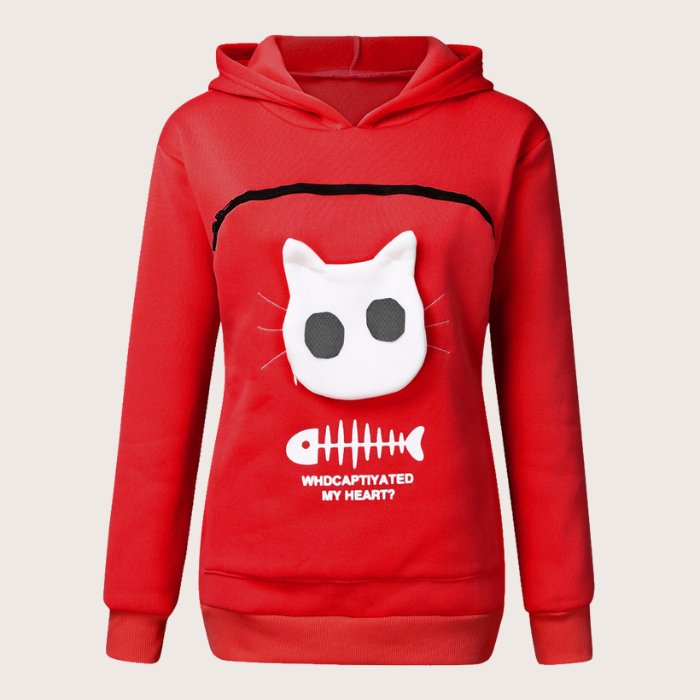 Gentle Paws™ Cat Lovers Kangaroo Sweatshirt