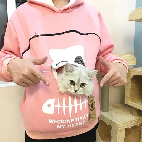 Gentle Paws™ Cat Lovers Kangaroo Sweatshirt - Gentle Paws