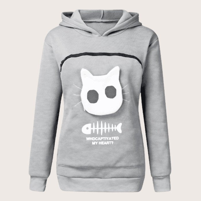 Gentle Paws™ Cat Lovers Kangaroo Sweatshirt